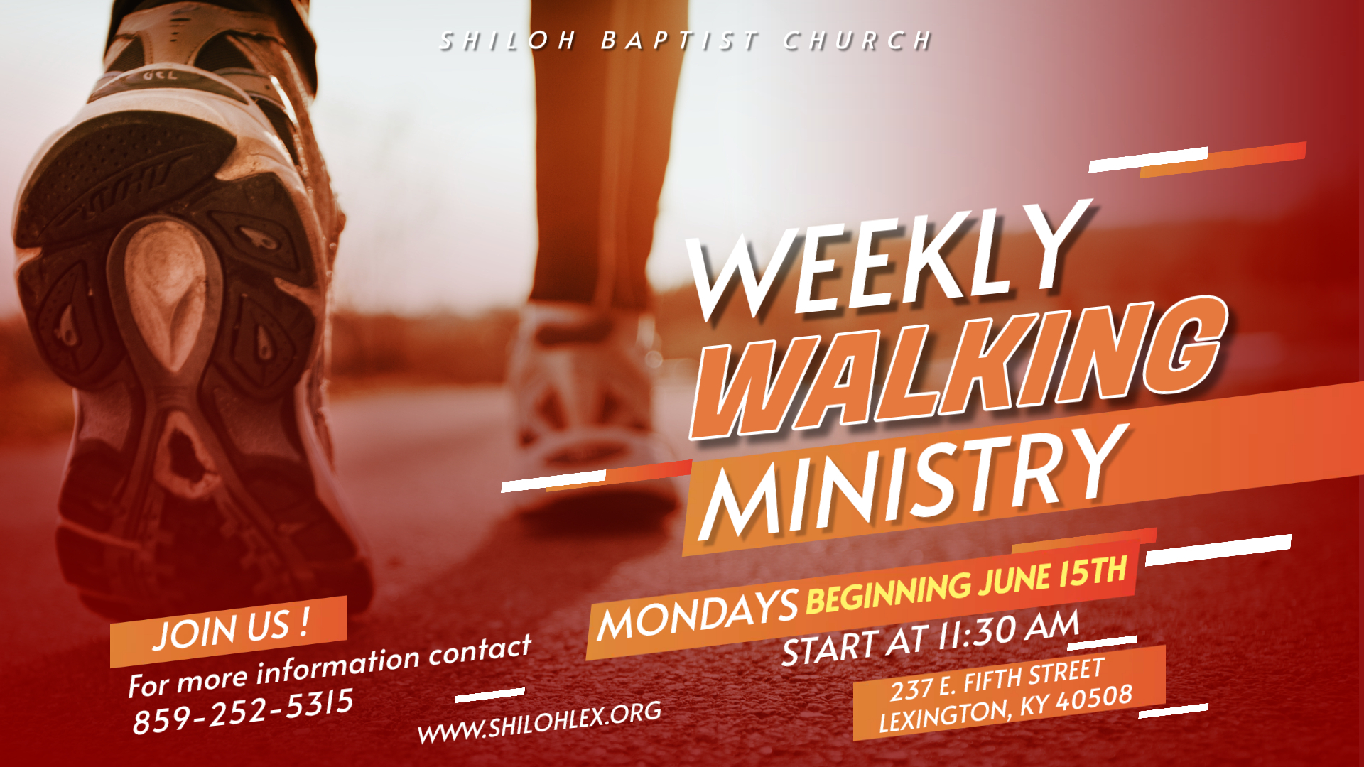 Weekly Walking Ministry